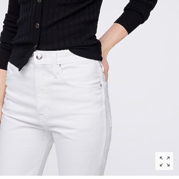 J. Crew x Point Sur Rigid straight leg jeans white AM240 26 - Picture 2 of 6